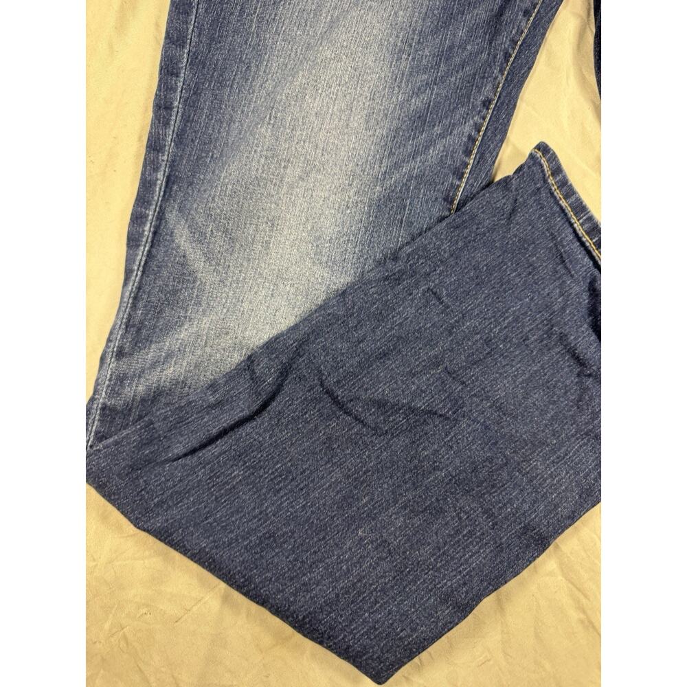 Levi Strauss Signature Modern Straight Jeans Womens 12 Medium Wash Stretch - Picture 9 of 16